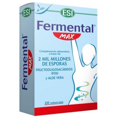 Comprar FERMENTAL MAX 20 CAPSULAS al mejor precio en NuestraFarma, tu farmacia online