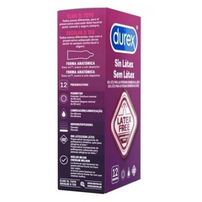 Comprar DUREX SIN LATEX PRESERVATIVOS 12 UNIDADES al mejor precio en NuestraFarma, tu farmacia online