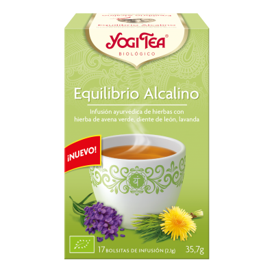 Comprar YOGI TEA BIOLOGICO EQUILIBRIO ALCALINO 17 BOLSITAS al mejor precio en NuestraFarma, tu farmacia online