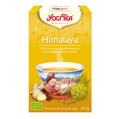 Comprar YOGI TEA BIOLOGICO HIMALAYA 17 BOLSITAS al mejor precio en NuestraFarma, tu farmacia online
