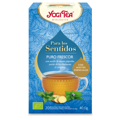 Comprar YOGI TEA BIOLOGICO PURO FRESCOR PARA LOS SENTIDOS 20 BOLSITAS al mejor precio en NuestraFarma, tu farmacia online