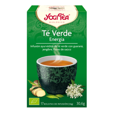 Comprar YOGI TEA BIOLOGICO TE VERDE ENERGIA 17 BOLSITAS al mejor precio en NuestraFarma, tu farmacia online