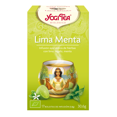 Comprar YOGI TEA BIOLOGICO LIMA MENTA17 BOLSITAS al mejor precio en NuestraFarma, tu farmacia online