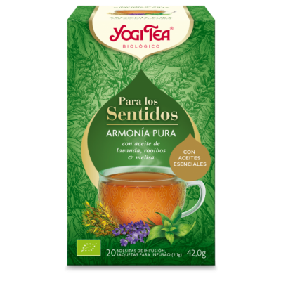 Comprar YOGI TEA BIOLOGICO ARMONIA PURA PARA LOS SENTIDOS 20 BOLSITAS al mejor precio en NuestraFarma, tu farmacia online