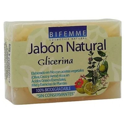 Comprar BIFEMME JABON DE GLICERINA 100 G al mejor precio en NuestraFarma, tu farmacia online