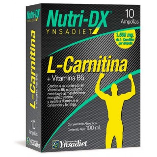 NUTRI-DX L-CARNITINA 10 AMPOLLAS