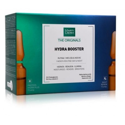 Comprar MARTIDERM HYDRA BOOSTER 30 AMPOLLAS al mejor precio en NuestraFarma, tu farmacia online