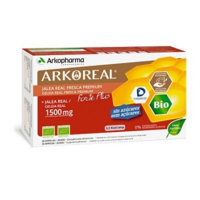 Comprar ARKOREAL JALEA REAL FRESCA FORTE PLUS 1500 MG 20 AMPOLLAS al mejor precio en NuestraFarma, tu farmacia online