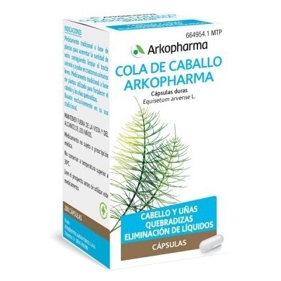 Comprar COLA DE CABALLO ARKOPHARMA 190 MG 200 CAPSULAS al mejor precio en NuestraFarma, tu farmacia online