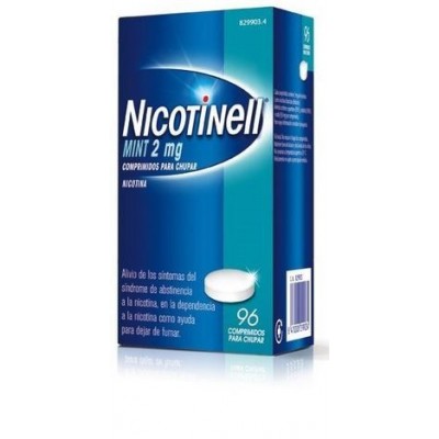 Comprar NICOTINELL MINT 2 MG 96 COMPRIMIDOS PARA CHUPAR al mejor precio en NuestraFarma, tu farmacia online