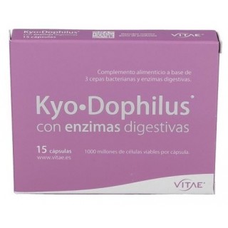 KYODOPHILUS CON ENZIMAS 15 CAPSULAS