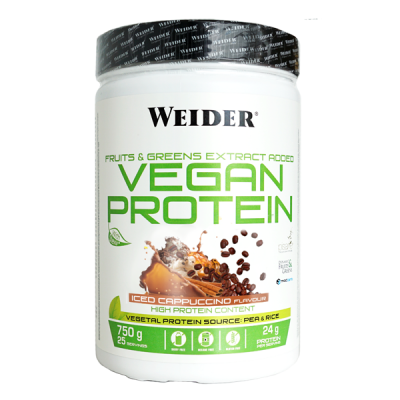 Comprar WEIDER VEGAN PROTEIN CAPPUCCINO 750 G al mejor precio en NuestraFarma, tu farmacia online