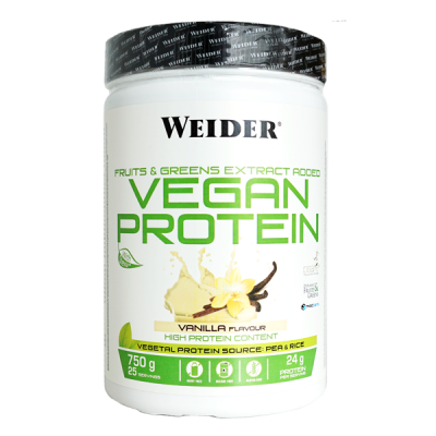 Comprar WEIDER VEGAN PROTEIN VAINILLA 750 G al mejor precio en NuestraFarma, tu farmacia online