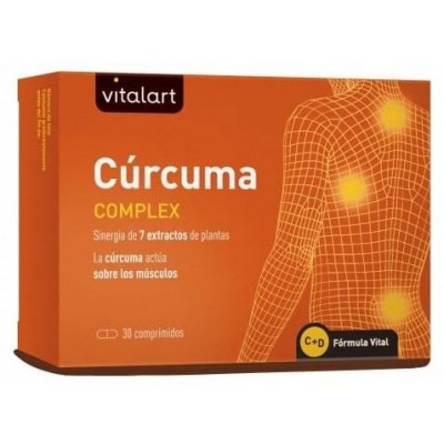 Comprar VITALART CURCUMA COMPLEX 30 COMPRIMIDOS al mejor precio en NuestraFarma, tu farmacia online