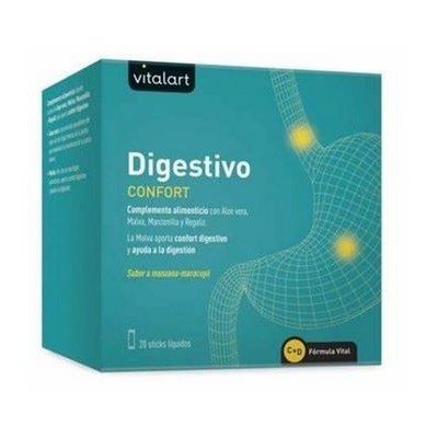 Comprar VITALART DIGESTIVO CONFORT 20 STICKS 10 ML al mejor precio en NuestraFarma, tu farmacia online