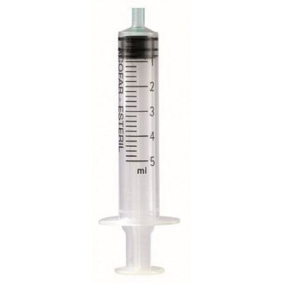 Comprar JERINGA S/ AGUJA 3 PIEZAS ESTERIL ACOFAR 5 ML al mejor precio en NuestraFarma, tu farmacia online