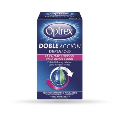 Comprar OPTREX DOBLE ACCION OJOS SECOS 10 ML al mejor precio en NuestraFarma, tu farmacia online