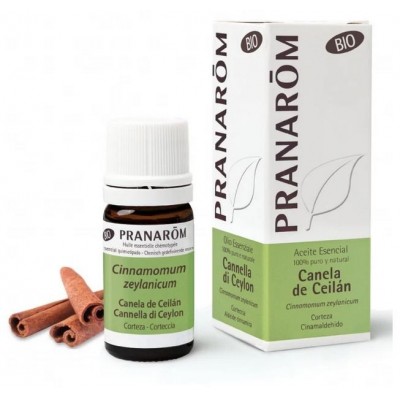 Comprar PRANAROM CANELA DE CEYLAN ACEITE ESENCIAL BIO 10 ML al mejor precio en NuestraFarma, tu farmacia online