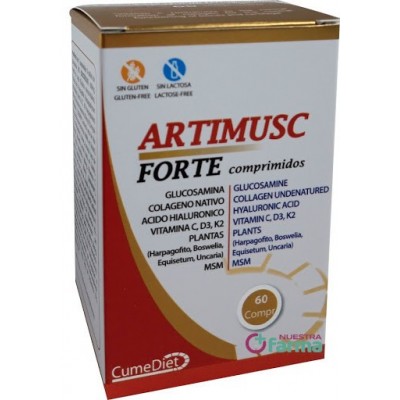 Comprar CUMEDIET ARTIMUSC FORTE 60 COMPRIMIDOS al mejor precio en NuestraFarma, tu farmacia online