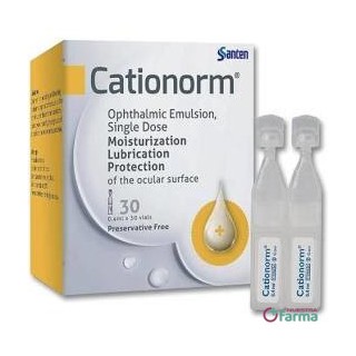 CATIONORM COLIRIO EMULSION 30 MONODOSIS 0,4 ML
