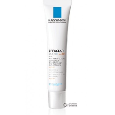 Comprar LA ROCHE-POSAY EFFACLAR DUO (+) SPF30 40 ML al mejor precio en NuestraFarma, tu farmacia online