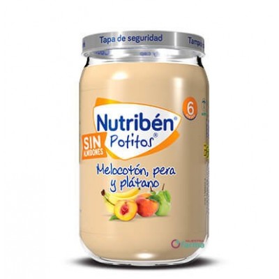 Comprar NUTRIBEN POTITO MELOCOTON, PERA Y PLATANO 235 G al mejor precio en NuestraFarma, tu farmacia online