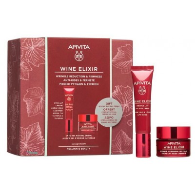 Comprar APIVITA PACK CONTORNO DE OJOS Y LABIOS WINE ELIXIR 15ML+ CREMA DE DIA TEXTURA LIGERA 15 ML REGALO al mejor precio en NuestraFarma, tu farmacia online