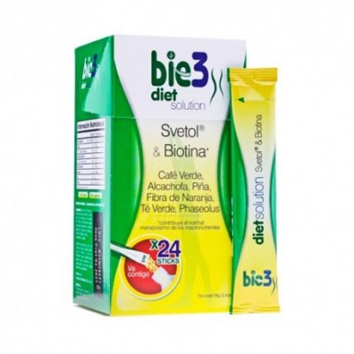 Comprar BIE3 DIET SOLUTION 24 STICKS 4 GRAMOS al mejor precio en NuestraFarma, tu farmacia online