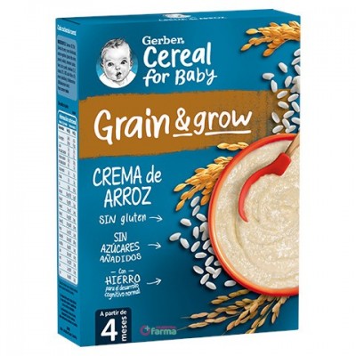 Comprar GERBER CREMA DE ARROZ 250 G al mejor precio en NuestraFarma, tu farmacia online