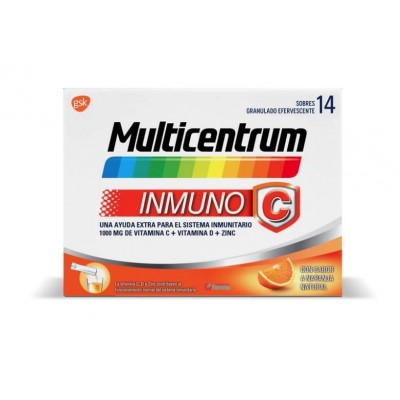 Comprar MULTICENTRUM INMUNO-C 14 SOBRES 7,1 G al mejor precio en NuestraFarma, tu farmacia online