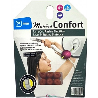 Comprar TAPONES OIDOS RESINA SINTETICA MARIES CONFORT 6 UNIDADES al mejor precio en NuestraFarma, tu farmacia online