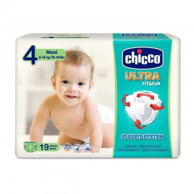 Comprar CHICCO PAÑALES ULTRA FIT&FUN (4) 8-18KG 19 U al mejor precio en NuestraFarma, tu farmacia online