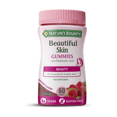 Comprar NATURES BOUNTY BEAUTIFUL SKIN GUMMIES CON ACIDO HIALURONICO 60 GUMMIES al mejor precio en NuestraFarma, tu farmacia online