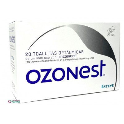 Comprar OZONEST 20 TOALLITAS OFTALMICAS al mejor precio en NuestraFarma, tu farmacia online