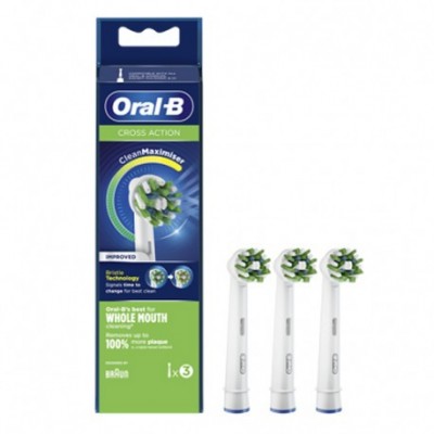 Comprar ORAL-B RECAMBIO CROSSACTION (EB 50-3) 3 UNIDADES al mejor precio en NuestraFarma, tu farmacia online