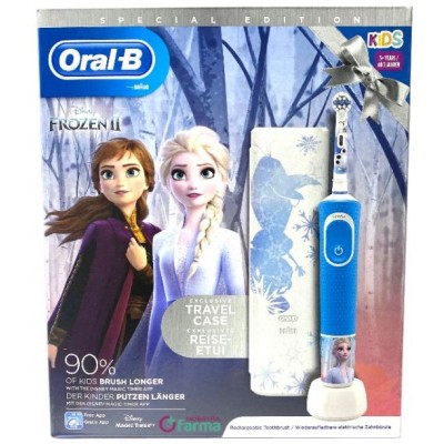 Comprar ORAL-B KIDS CEPILLO DENTAL ELECTRICO RECARGABLE INFANTIL FROZEN II CON ESTUCHE DE VIAJE al mejor precio en NuestraFarma, tu farmacia online
