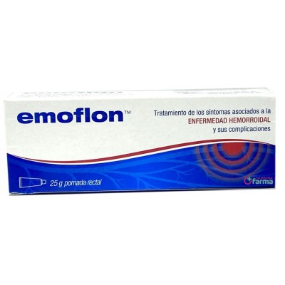 Comprar EMOFLON POMADA RECTAL 25 G al mejor precio en NuestraFarma, tu farmacia online