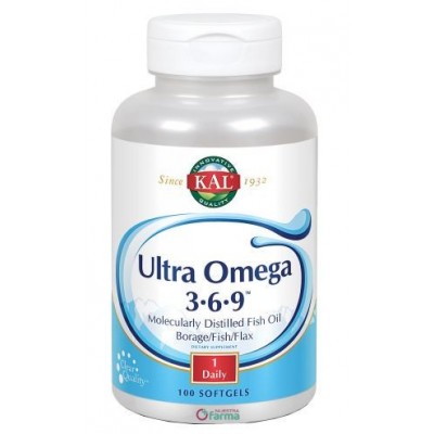 Comprar KAL ULTRA OMEGA 3-6-9 100 PERLAS al mejor precio en NuestraFarma, tu farmacia online