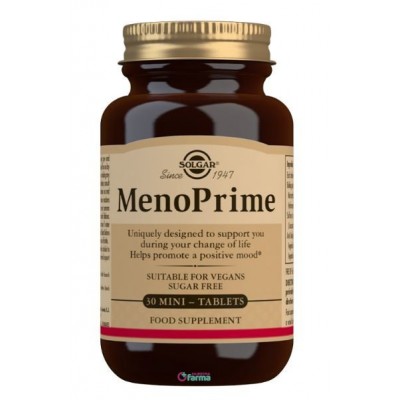 Comprar SOLGAR MENOPRIME 30 MINICOMPRIMIDOS al mejor precio en NuestraFarma, tu farmacia online