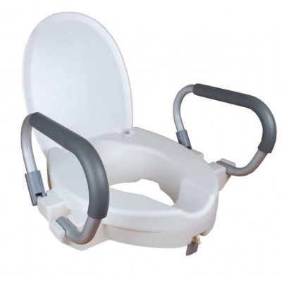 Comprar ELEVADOR WC CON REPOSABRAZOS ABATIBLE MODELO ALCALA al mejor precio en NuestraFarma, tu farmacia online