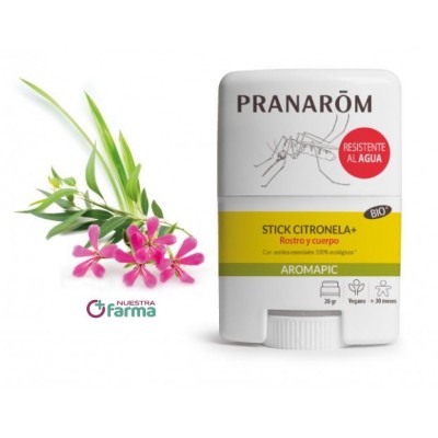 Comprar PRANAROM STICK CITRONELA 20 G al mejor precio en NuestraFarma, tu farmacia online