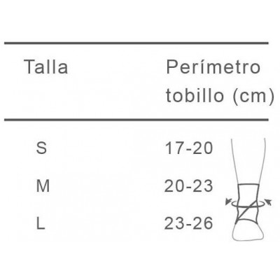 Comprar TOBILLERA ELASTICA PRIM AQTIVO SPORT CON ALMOHADILLAS MALEOLARES P705 TALLA S al mejor precio en NuestraFarma, tu farmacia online