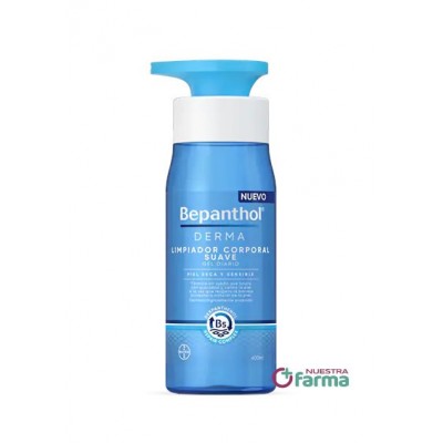 Comprar BEPANTHOL DERMA LIMPIADOR CORPORAL SUAVE GEL DIARIO 400 ML al mejor precio en NuestraFarma, tu farmacia online