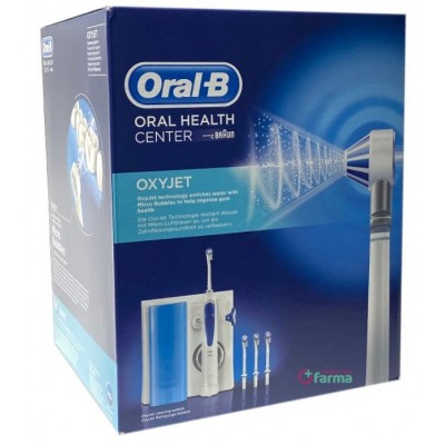 Comprar ORAL-B ORAL HEALTH CENTER OXYJET IRRIGADOR BUCAL ELECTRICO al mejor precio en NuestraFarma, tu farmacia online