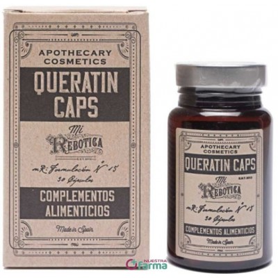 Comprar MI REBOTICA QUERATIN CAPS 30 CAPSULAS al mejor precio en NuestraFarma, tu farmacia online