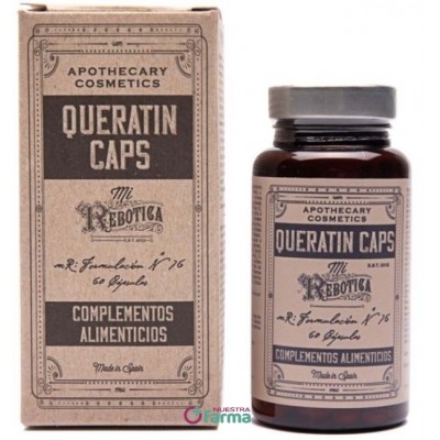 Comprar MI REBOTICA QUERATIN CAPS 60 CAPSULAS al mejor precio en NuestraFarma, tu farmacia online