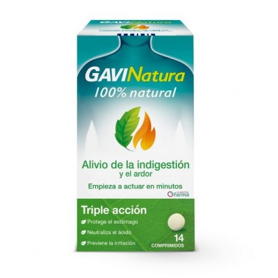 Comprar GAVINATURA 100% NATURAL 14 COMPRIMIDOS al mejor precio en NuestraFarma, tu farmacia online