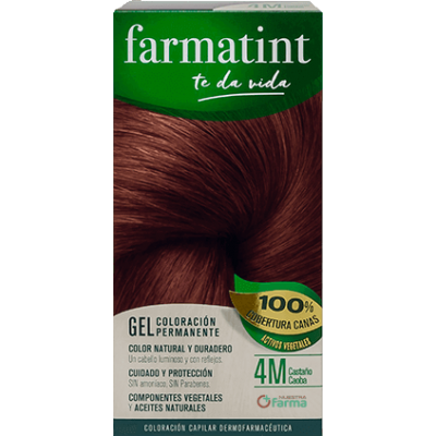 Comprar FARMATINT 4M TONO CASTAÑO CAOBA 135 ML al mejor precio en NuestraFarma, tu farmacia online