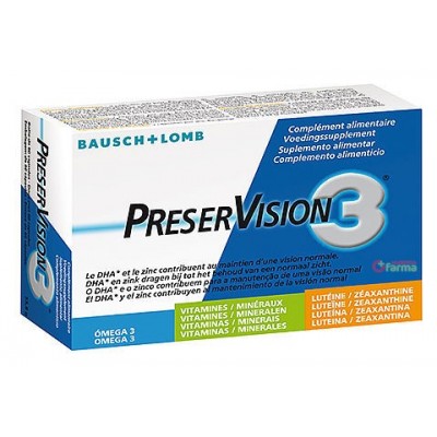 Comprar PRESERVISION 3 60 CAPSULAS al mejor precio en NuestraFarma, tu farmacia online