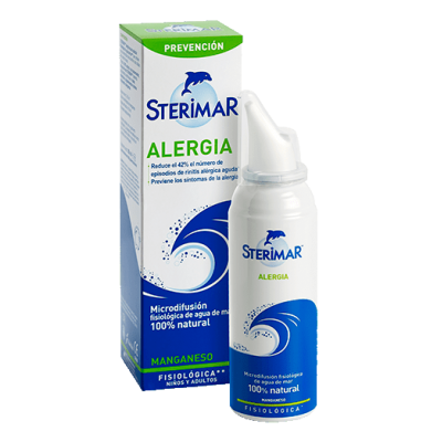 Comprar STERIMAR ALERGIA MN MANGANESO AGUA DE MAR 100 ML al mejor precio en NuestraFarma, tu farmacia online